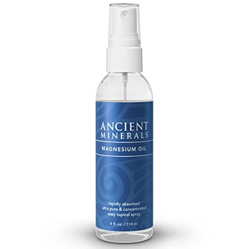 Ancient Minerals Magnesium Oil Spray Bottle, high Concentration Topical Genuine