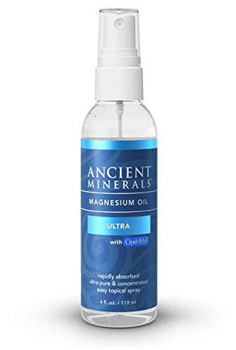 Ancient Minerals Magnesium Oil Spray Ultra with MSM, high Concentration
