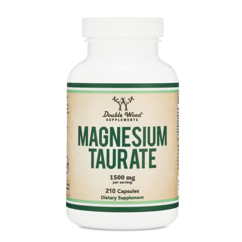 Magnesium Taurate Supplement for Cardiovascular Health to Boost Magnesium Levels