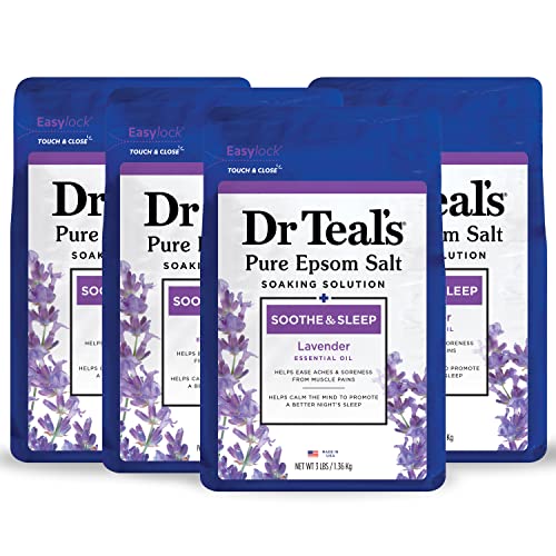 Dr Teal's Pure Epsom Salt, Soothe & Sleep with Lavender,