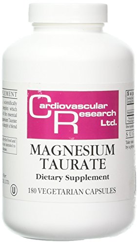 Cardiovascular Research Ecological Formulas Magnesium Taurate Capsule, 125 mg, 180