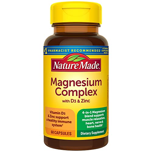 Nature Made Magnesium Complex with Vitamin D and Zinc Supplements
